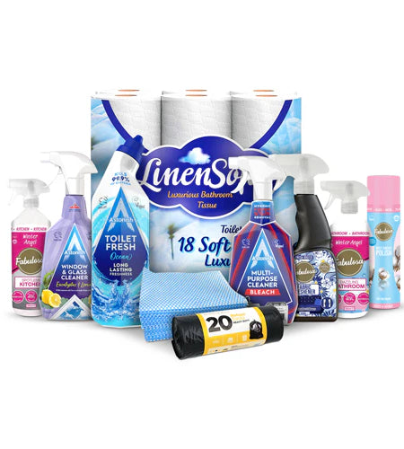 Sunday Blitz Mega Household Cleaning Bundle 10 Piece Toilet Paper Bin Bags
